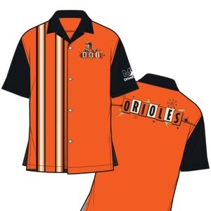 Orioles XL unopened Men's giveaway bowling shirt 2025